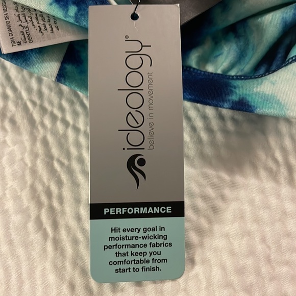NEW wTags Performance Plus Moisture-Wicking Comfortable Blue/Teal Fits like 2x - Picture 2 of 7